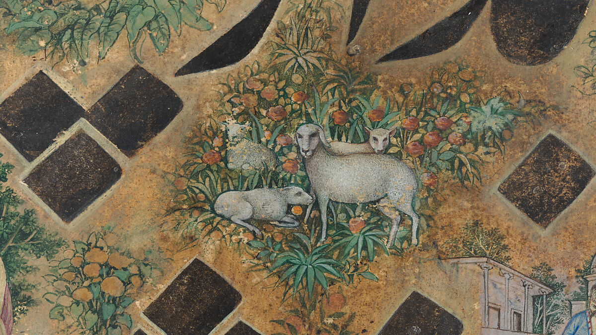 Calligraphy Painting, Isma'il Jalayir (Iranian, active ca. 1858–81), Opaque watercolor and ink on paste board