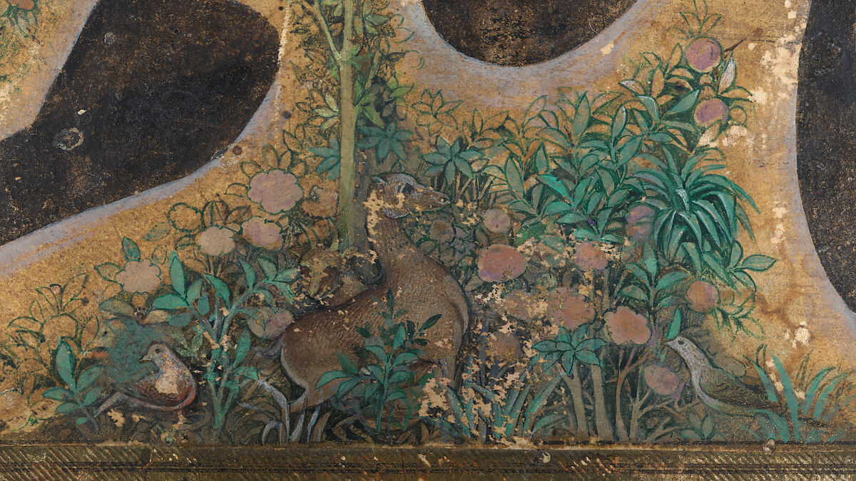 Calligraphy Painting, Isma'il Jalayir (Iranian, active ca. 1858–81), Opaque watercolor and ink on paste board