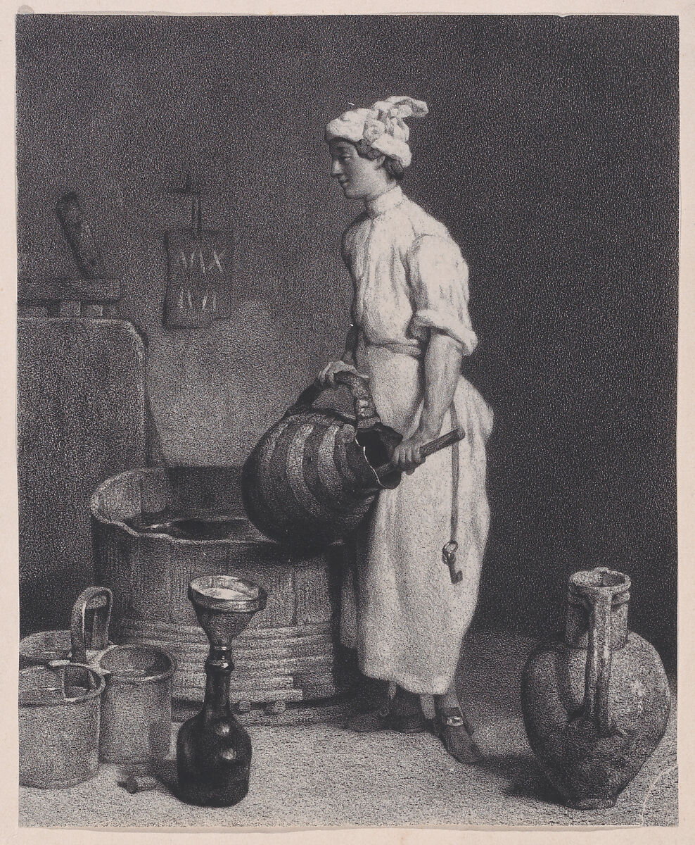 Le Garçon Cabartier, After Jean Siméon Chardin (French, Paris 1699–1779 Paris), Lithograph 