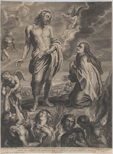 Saint Teresa of Avila interceding for Bernardino de Mendoza
