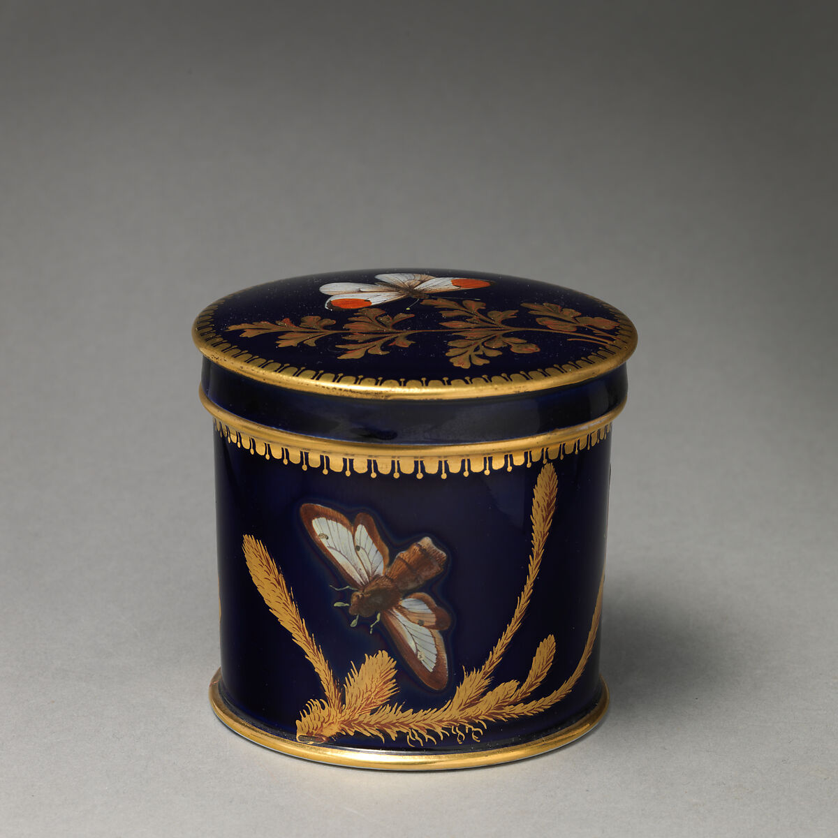 Box with Lid, Worcester factory (British, 1751–2008), Porcelain, British, Worcester