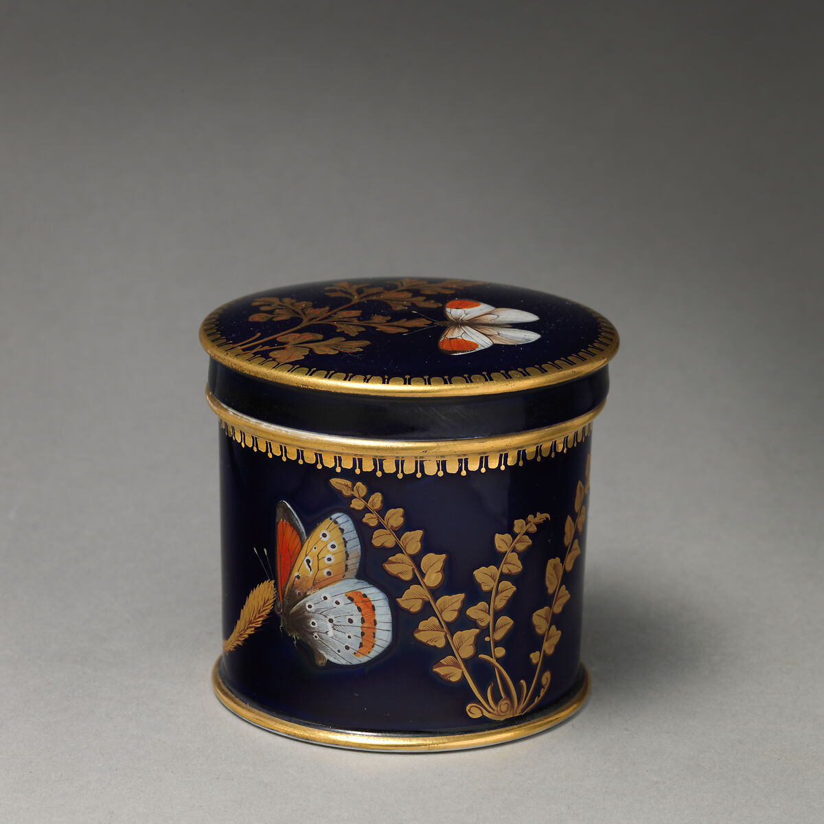 Box with Lid, Worcester factory (British, 1751–2008), Porcelain, British, Worcester 