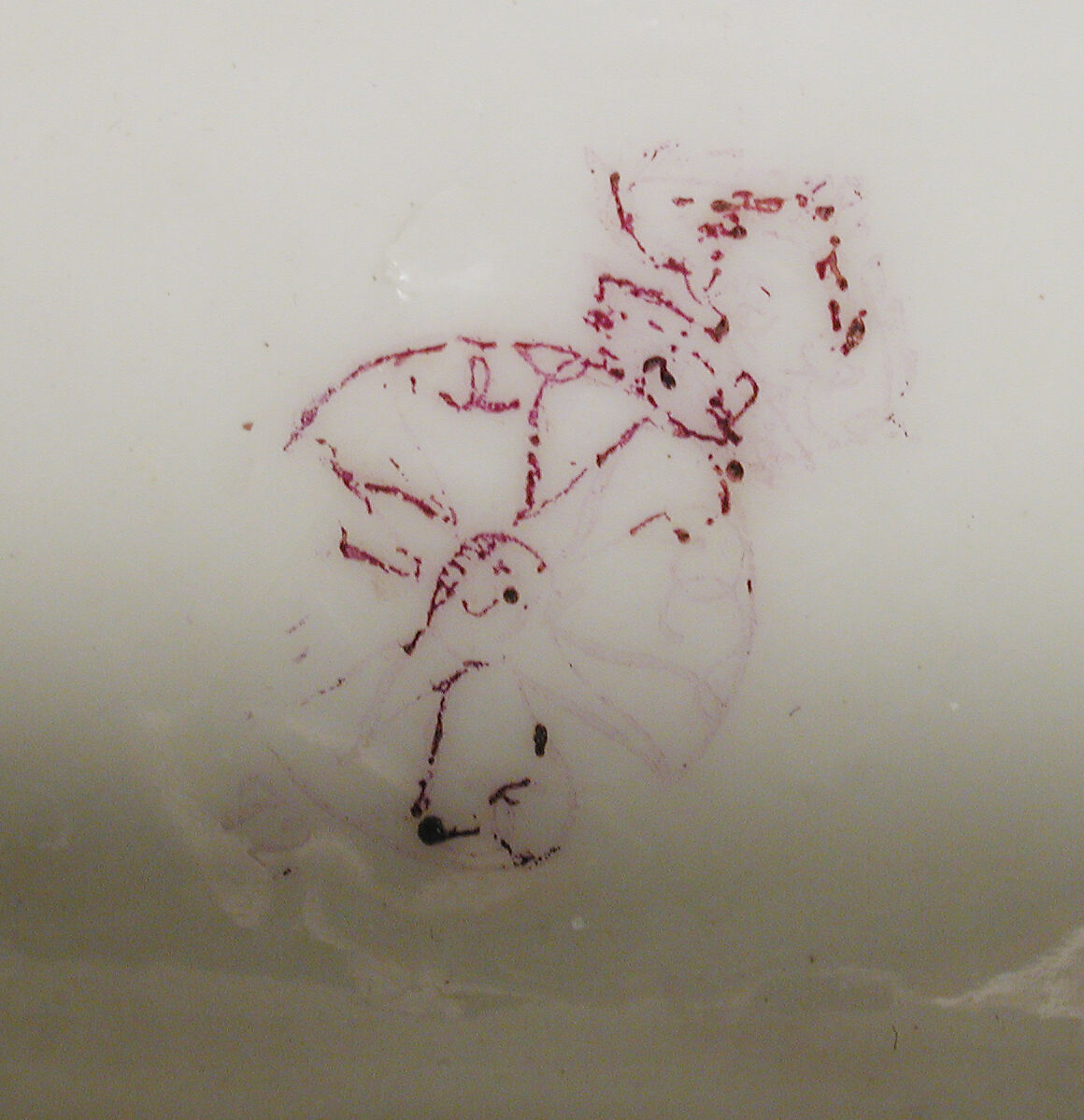 Moon flask with Japanese woman, Worcester factory (British, 1751–2008), Porcelain, British