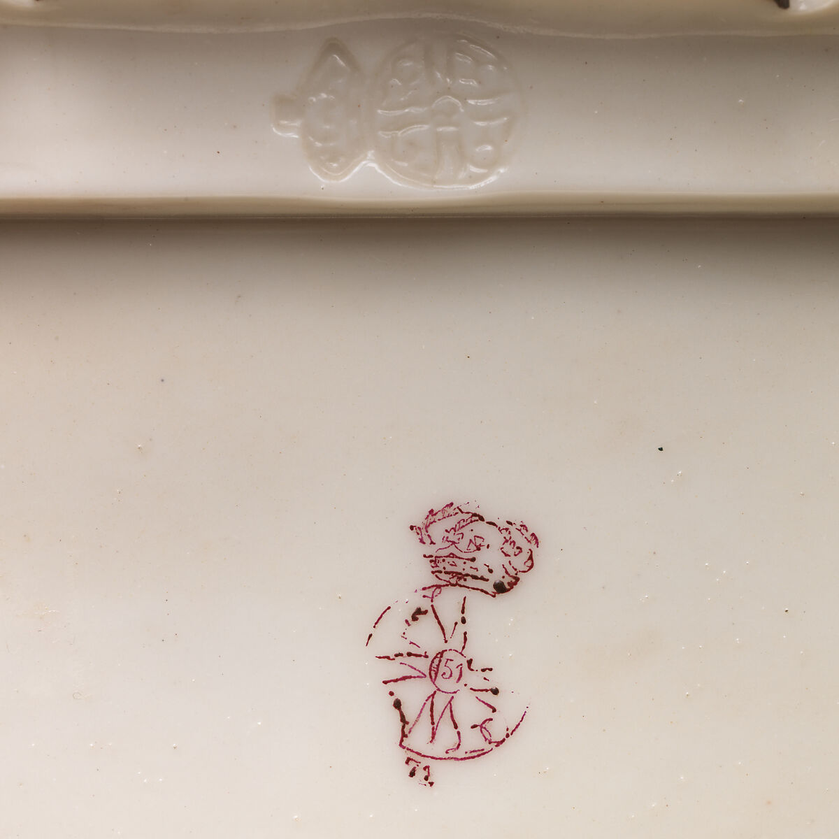 Rectangular vase with porcelain-making scenes ("the oven for burning clay" and "the painting of the wares"), Worcester factory (British, 1751–2008), Bone china ("ivory porcelain") with enamel decoration and gilding, British, Worcester