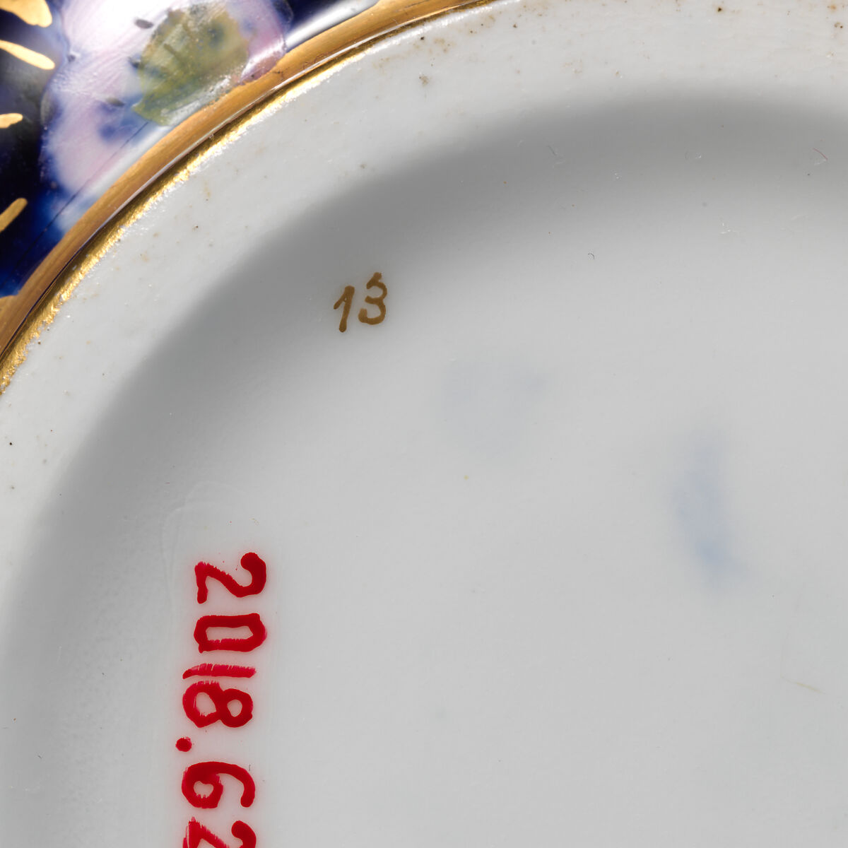 Vase with branch of white blossom (one of a pair), Coalport (British, ca. 1799–1926), Porcelain, British, Coalport