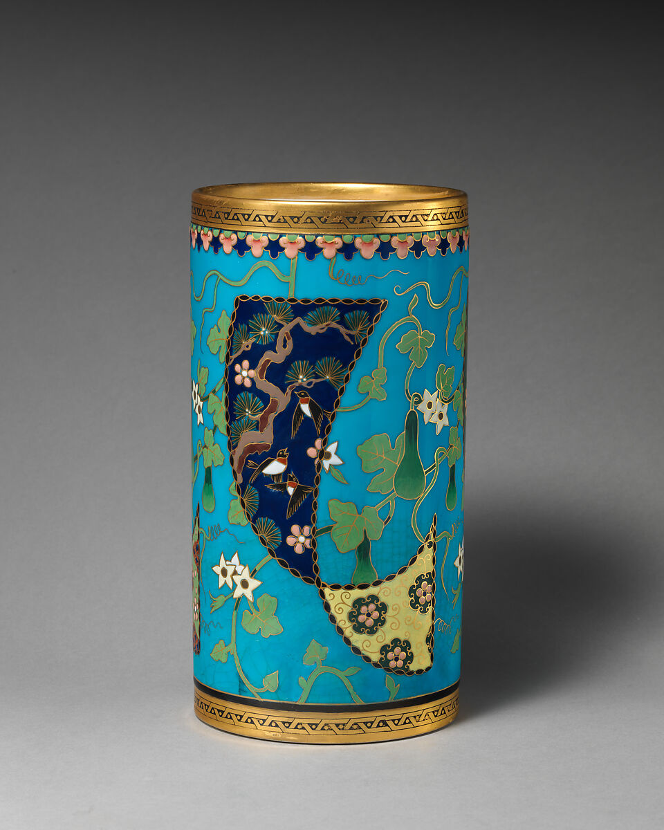 Large spill vase, Minton(s) (British, Stoke-on-Trent, 1793–present), Bone china, British, Stoke-on-Trent, Staffordshire 