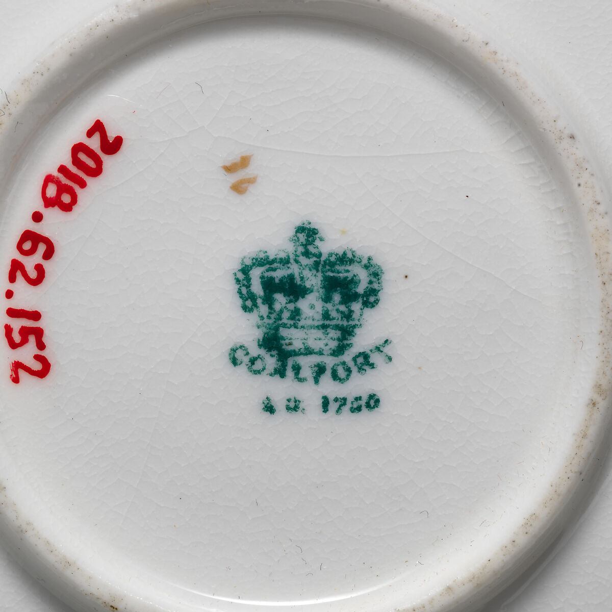 Saucer, Coalport (British, ca. 1799–1926), Porcelain, British, Coalport