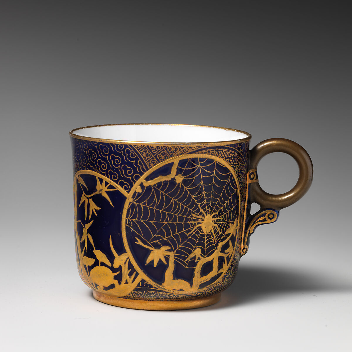 Teacup, Worcester factory (British, 1751–2008), Bone china, British, Worcester 