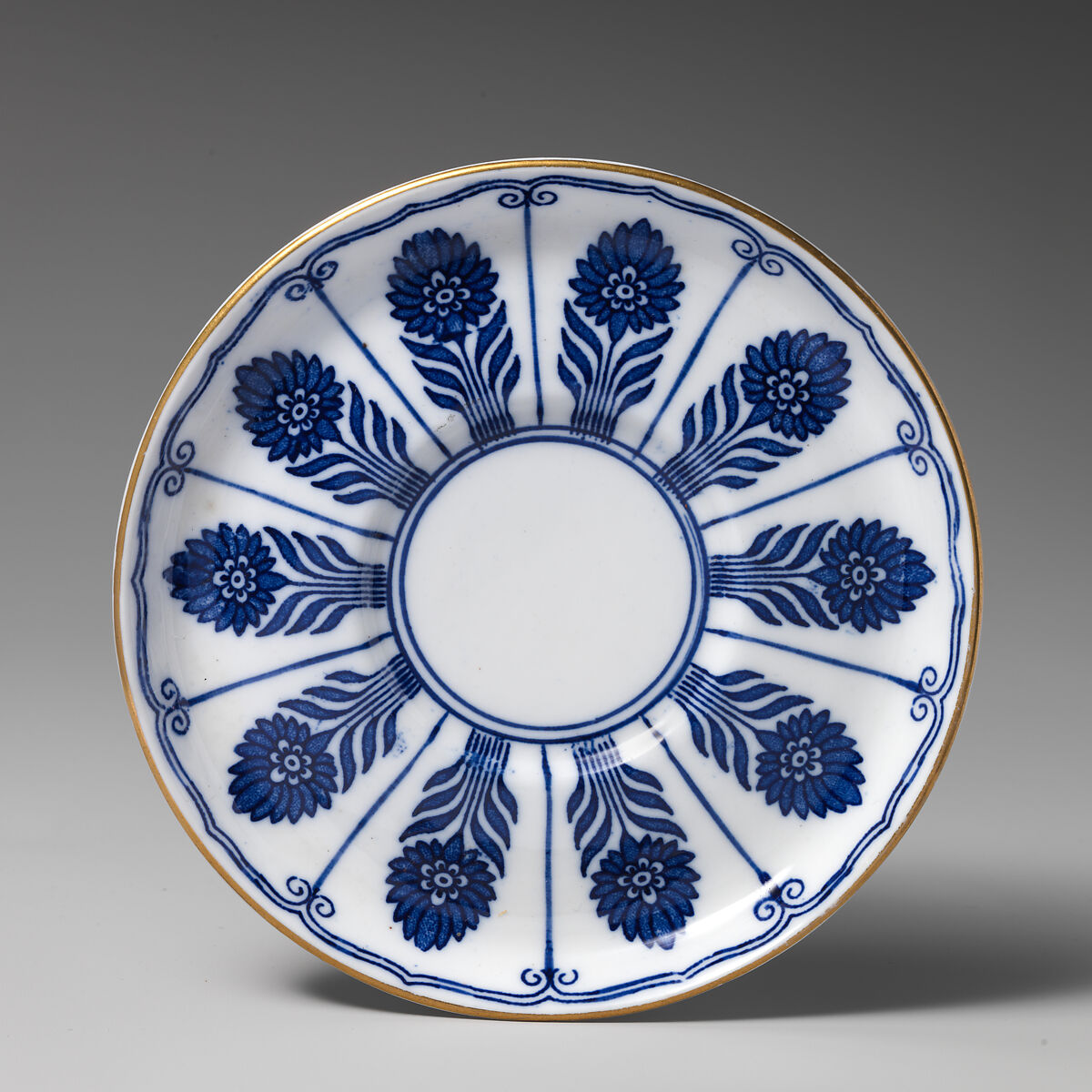 Saucer, Coalport (British, ca. 1799–1926), Porcelain, British, Coalport 