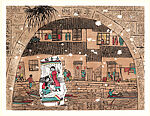 Fleeting Years, Wu Jide (Chinese, born 1942), Woodblock print; ink and color on paper, China 