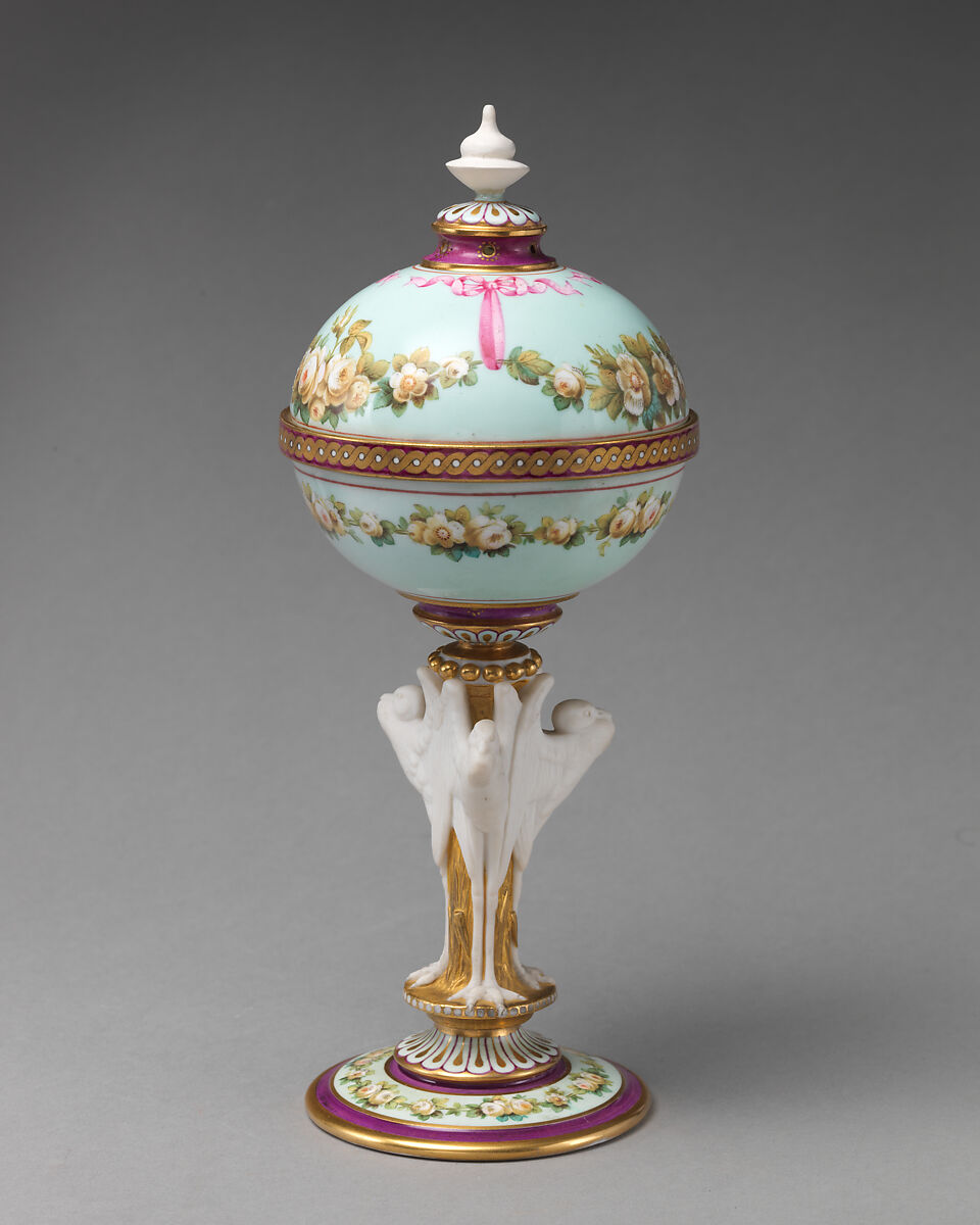 Potpourri, Minton(s) (British, Stoke-on-Trent, 1793–present), Bone china and unglazed porcelain (Parian ware), British, Stoke-on-Trent, Staffordshire 