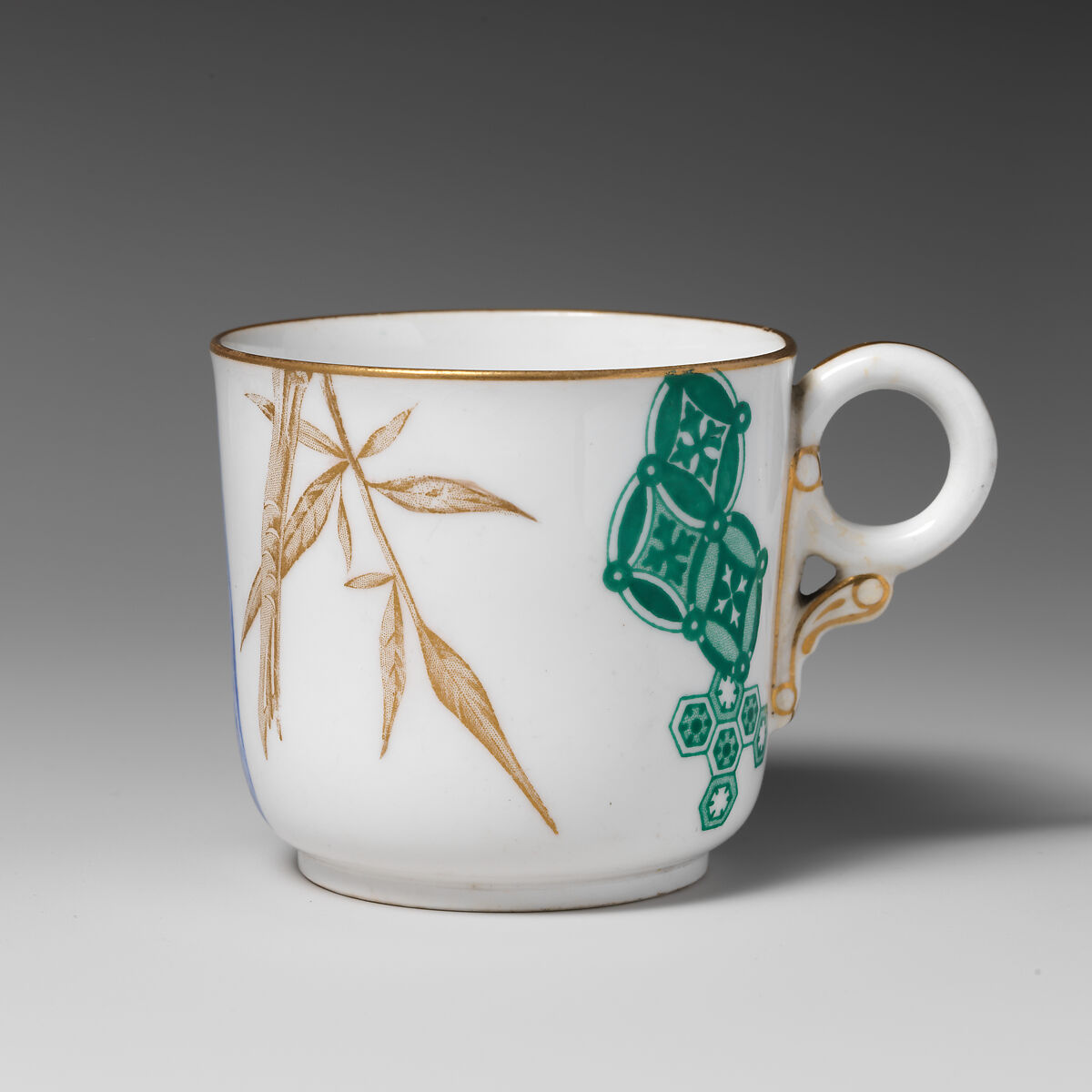 Teacup, Worcester factory (British, 1751–2008), Porcelain, British, Worcester 