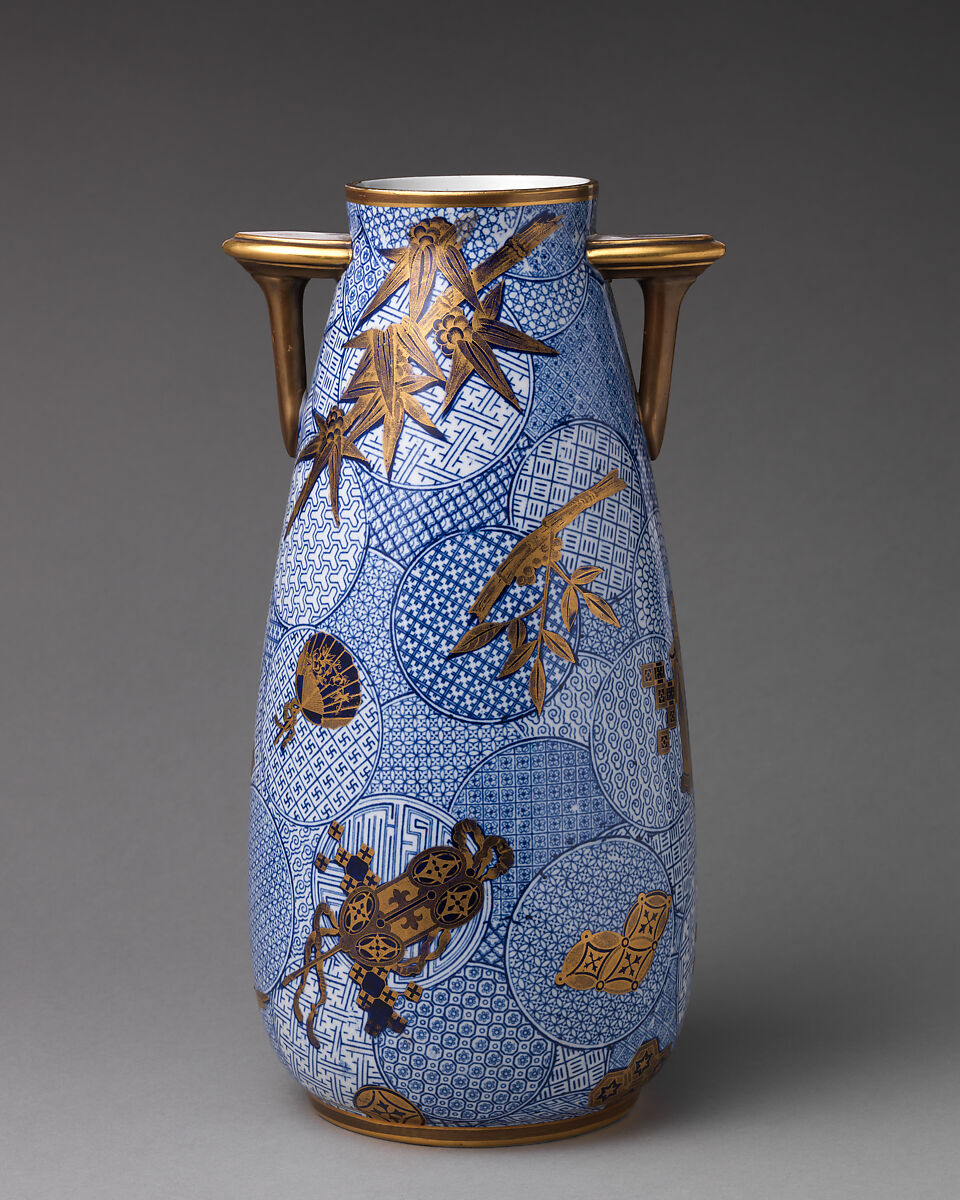 Vase (one of a pair), Worcester factory (British, 1751–2008), Bone china, British, Worcester