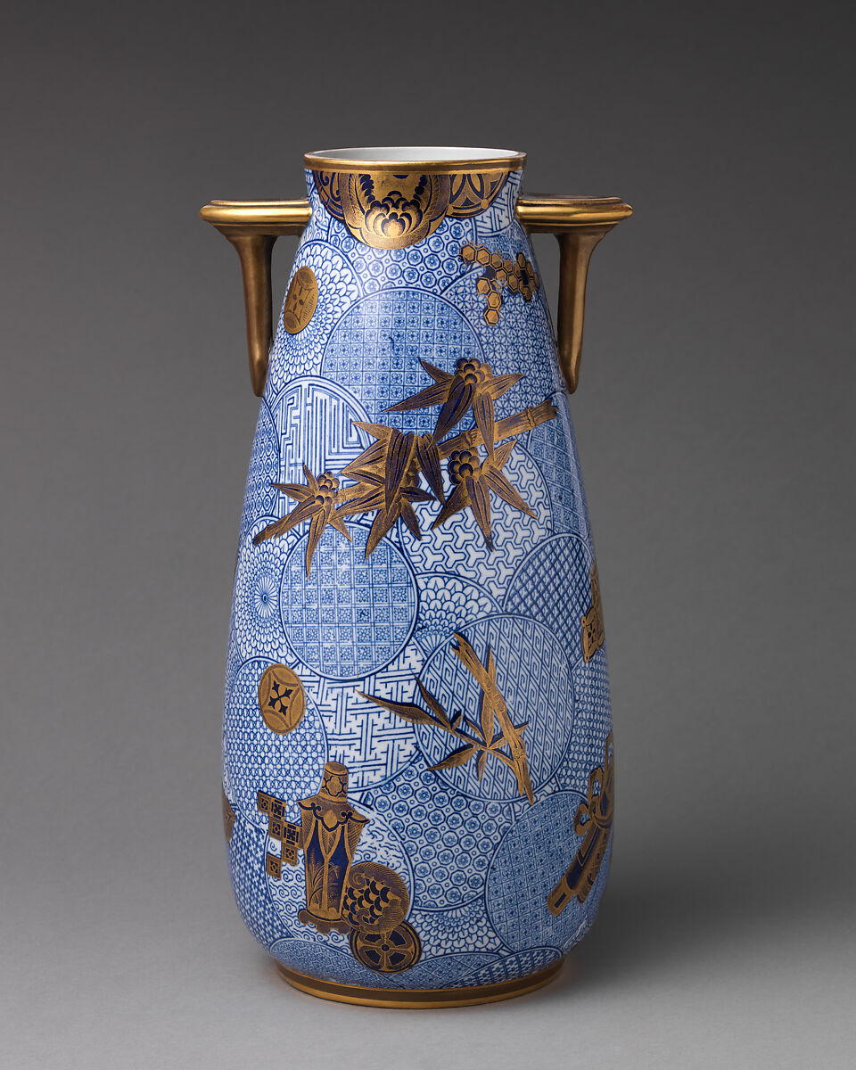 Vase (one of a pair), Worcester factory (British, 1751–2008), Bone china, British, Worcester 