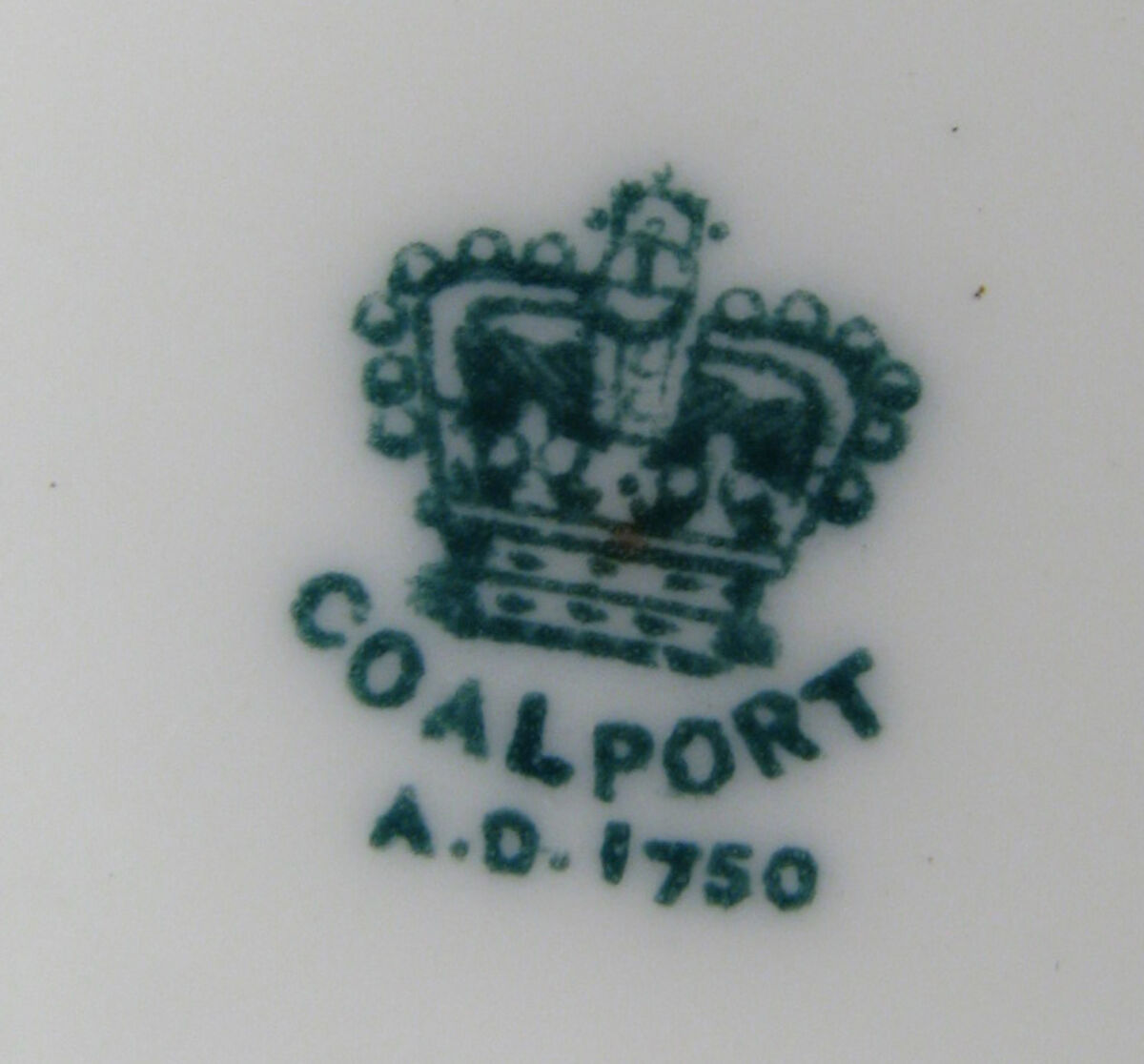 Scalloped rim charger, Coalport (British, ca. 1799–1926), Porcelain, British, Coalport