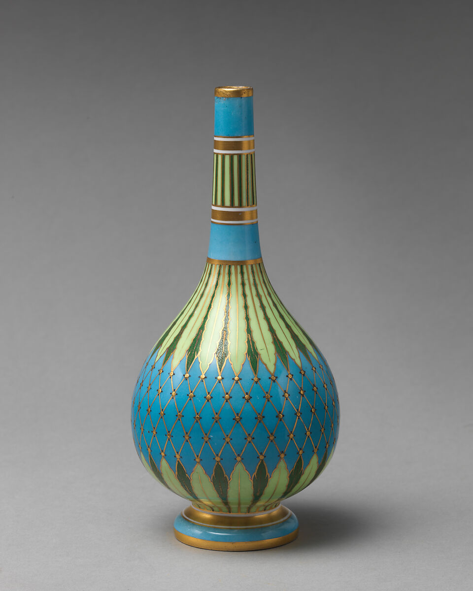 Bottle, Minton(s) (British, Stoke-on-Trent, 1793–present), Bone china, British, Stoke-on-Trent, Staffordshire 