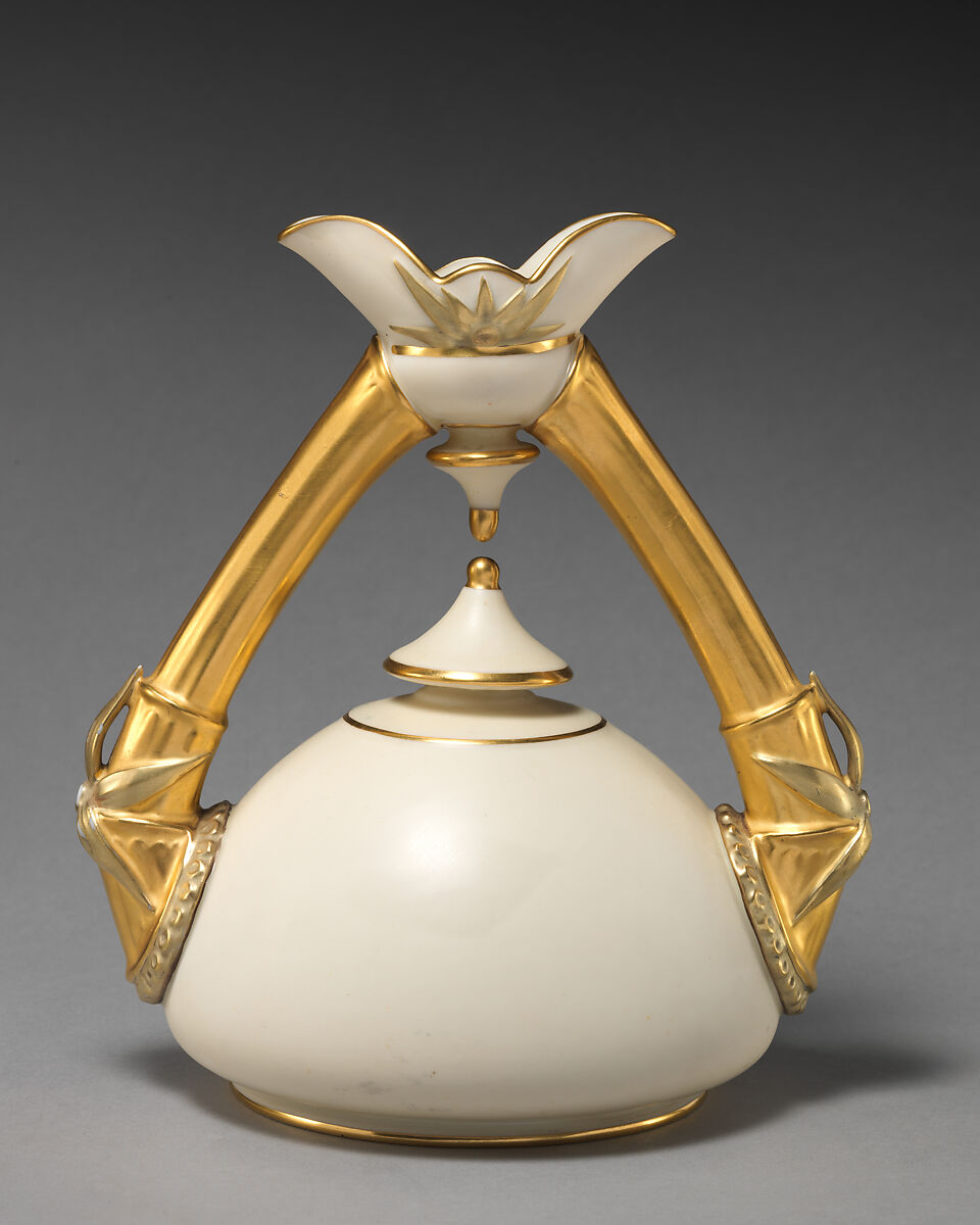 Vase, Worcester factory (British, 1751–2008), Bone china, British, Worcester 