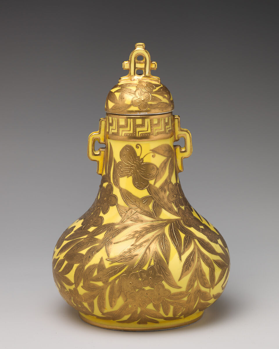 Lidded jar, Crown Derby (British, 1750–present), Porcelain, British, Derby 