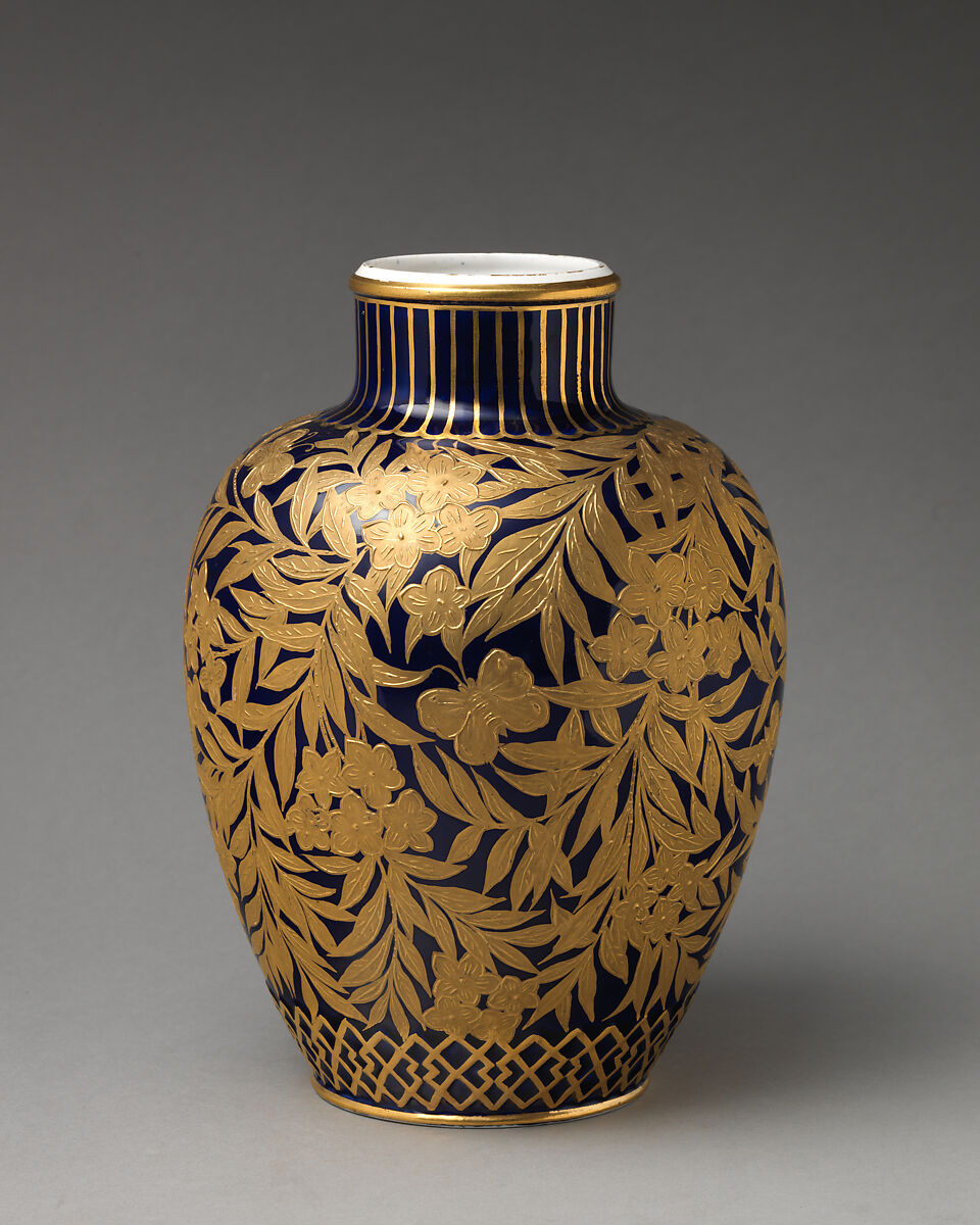 Vase, Crown Derby (British, 1750–present), Porcelain, British, Derby 