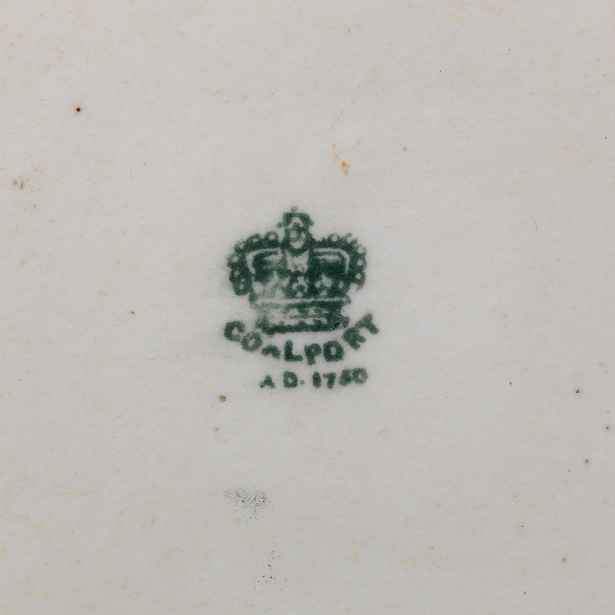 Plate, Coalport (British, ca. 1799–1926), Porcelain, British, Coalport