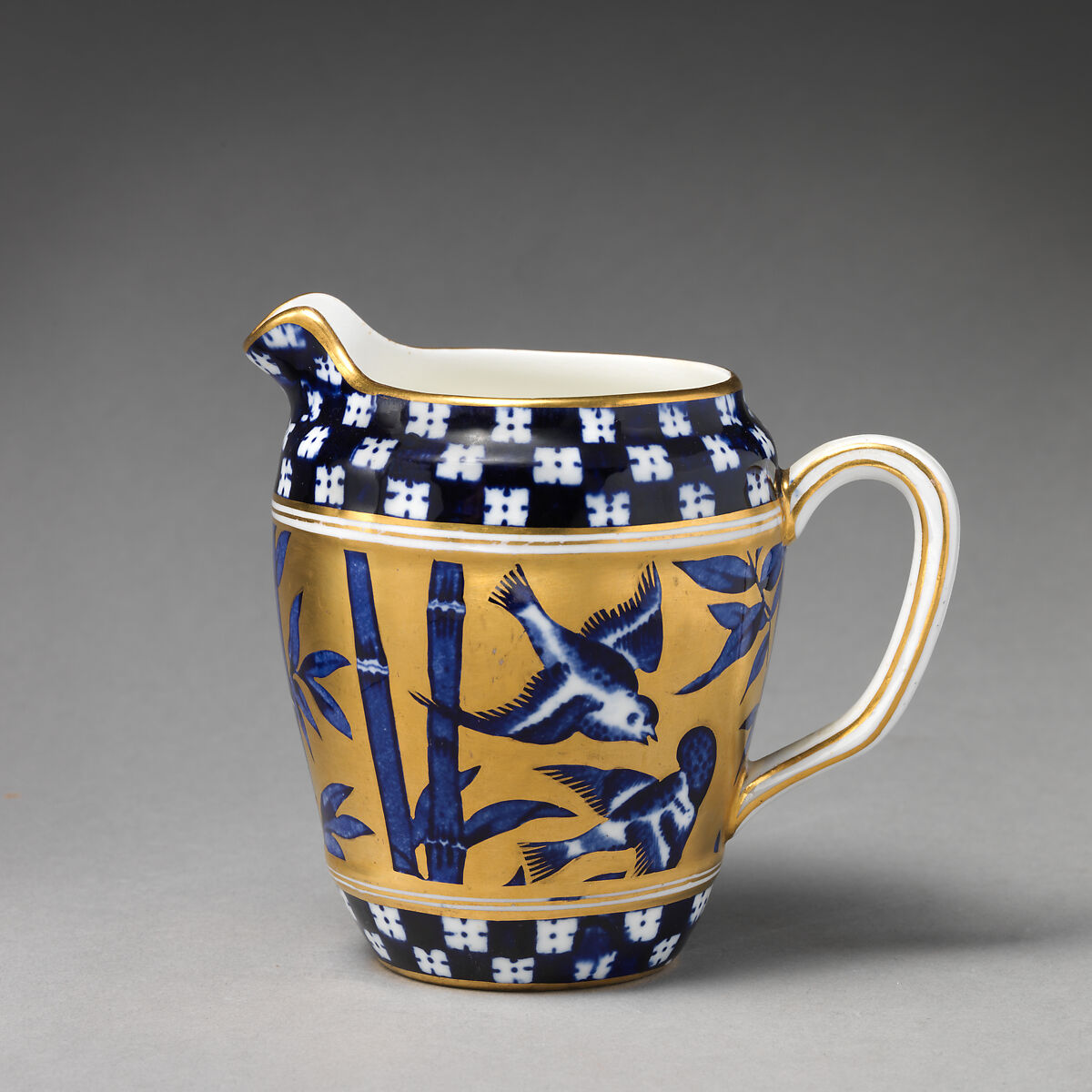 Creamer (part of a service), Coalport (British, ca. 1799–1926), Porcelain, British, Coalport 