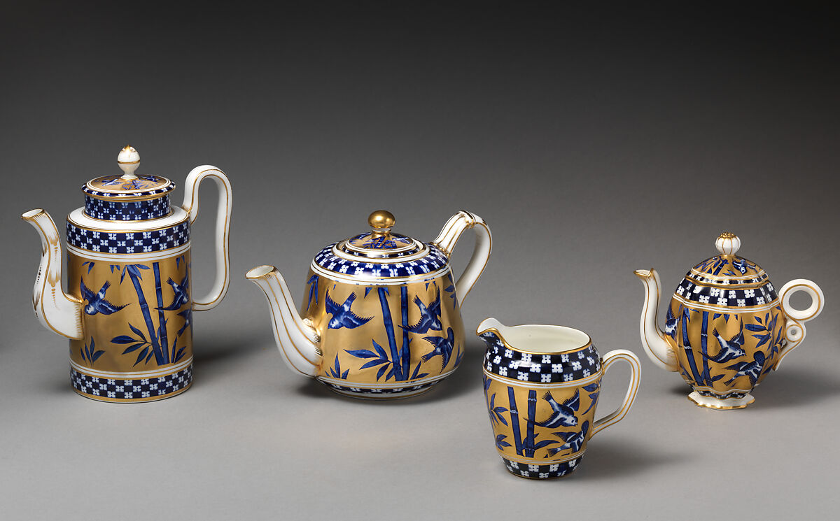 Creamer (part of a service), Coalport (British, ca. 1799–1926), Porcelain, British, Coalport
