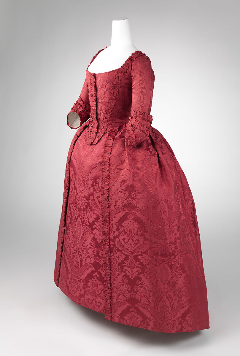 Robe à l'anglaise, silk, British