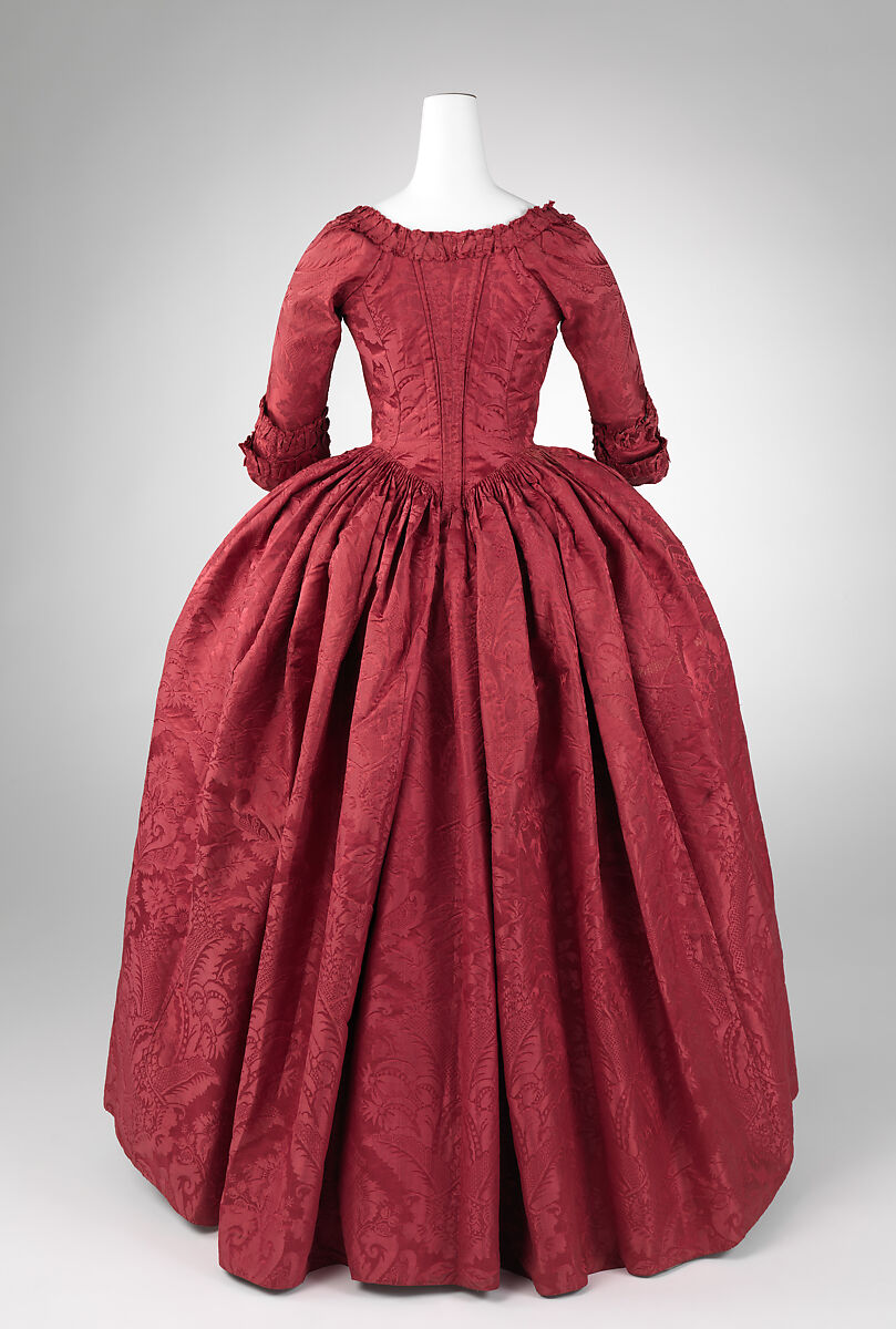 Robe à l'anglaise, silk, British
