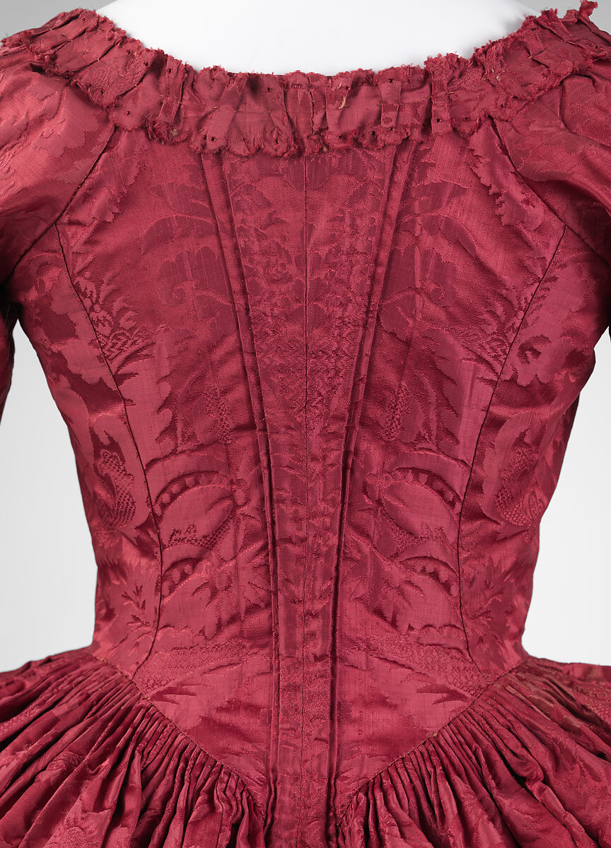 Robe à l'anglaise, silk, British