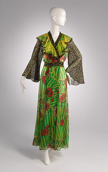 "Acapulco Gold", Ossie Clark (British, Oswaldtwistle 1942–1996 London), silk, British