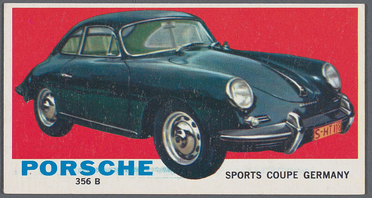 1961 Topps Sports Cars Card Series, Topps Chewing Gum Company (American, Brooklyn), Commercial lithograph