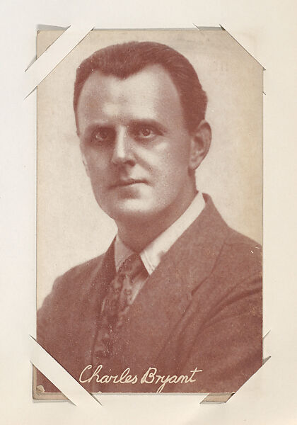 Charles Bryant from Movie Stars Exhibit Cards series (W401), Commercial color photolithograph 