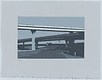 Untitled (Overpass), Robert Olsen, Five-color screenprint