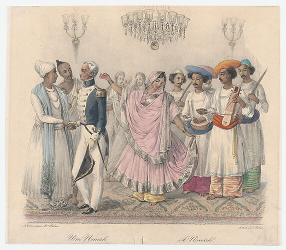 Une Nautch; from Twenty four Plates Illustrative of Hindoo and European Manners in Bengal