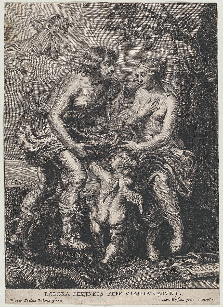 Atalanta and Meleager, Johannes Meyssens (Flemish, Brussels 1612–1670 Antwerp), Etching 