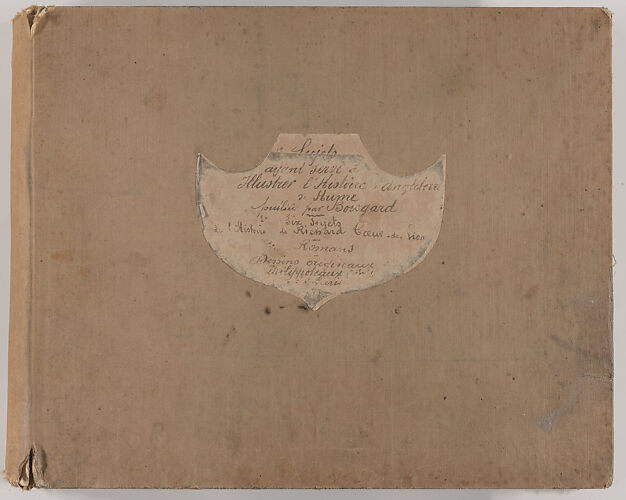 Album of 107 preparatory drawings to illustrate David Hume's 