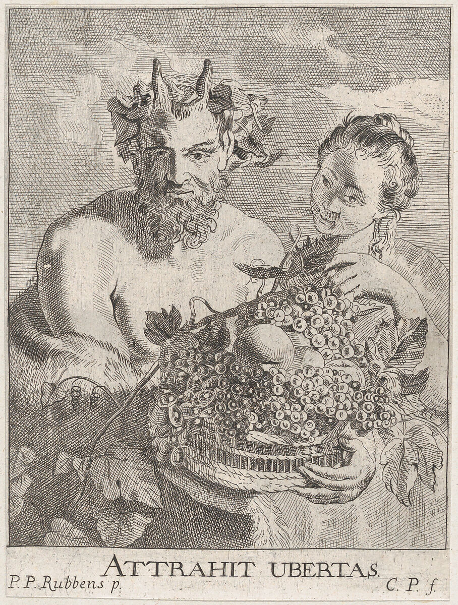 Satyr and Bacchante, Cornelis van Poelenburch (Dutch, Utrecht (?) 1594/95–1667 Utrecht), Etching 
