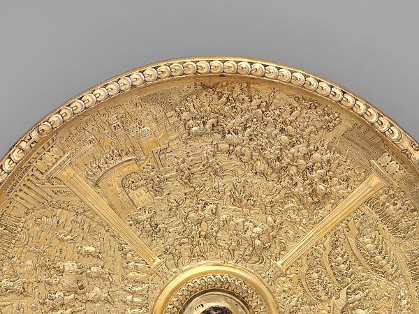 Augustus tazza, Gilded silver, Netherlandish?
