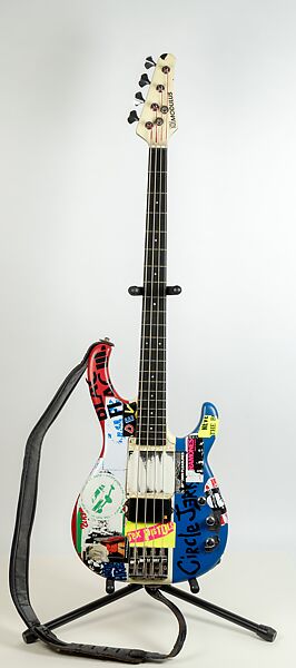 "Punk Bass" Custom FB4 (serial no. 000307), Modulus, Alder, carbon fiber, phenolic resin, metal, plastic 