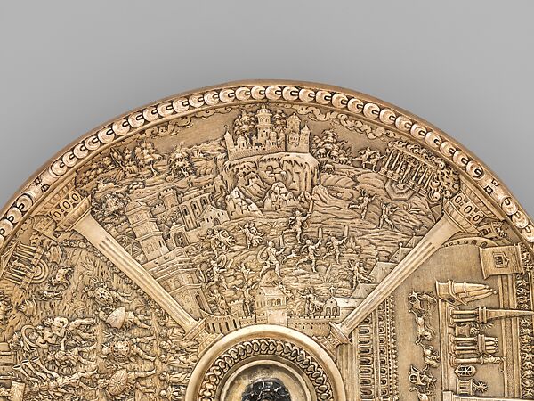 Domitian tazza, Gilded silver, Netherlandish?