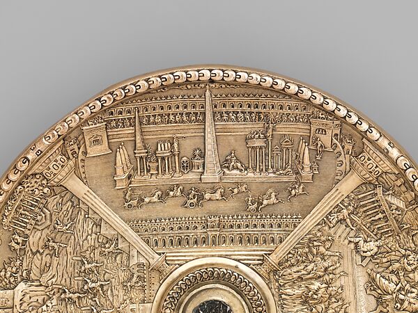 Domitian tazza, Gilded silver, Netherlandish?