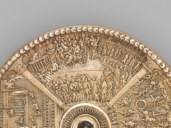 Domitian tazza, Gilded silver, Netherlandish?