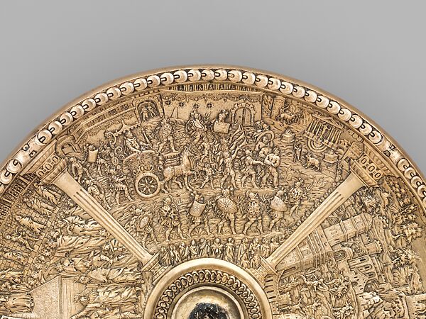 Domitian tazza, Gilded silver, Netherlandish?