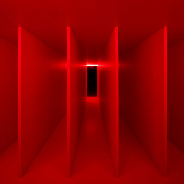 Lucio Fontana Spatial Environment In Red Light Ambiente Spaziale A Luce Rossa The Met