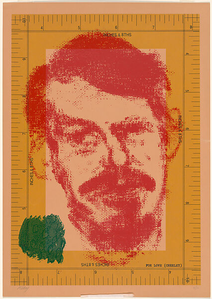 For Love (Robert Creeley), R.B. Kitaj (American, Cleveland, Ohio 1932–2007 Los Angeles, California), Screenprint in six colors 