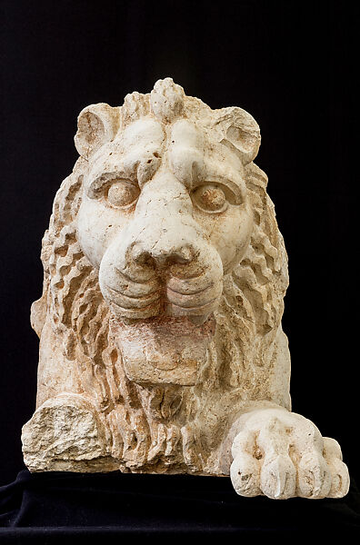 Lion protome, Limestone 