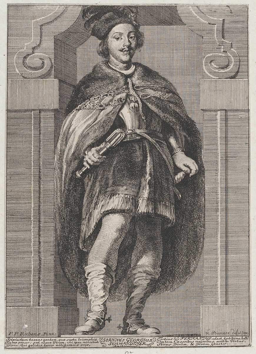 Portrait of Cardinal Infante Ferdinand of Austria, Anton Joseph von Prenner (Austrian, Wallerstein 1683–1761 Vienna), Etching and engraving 