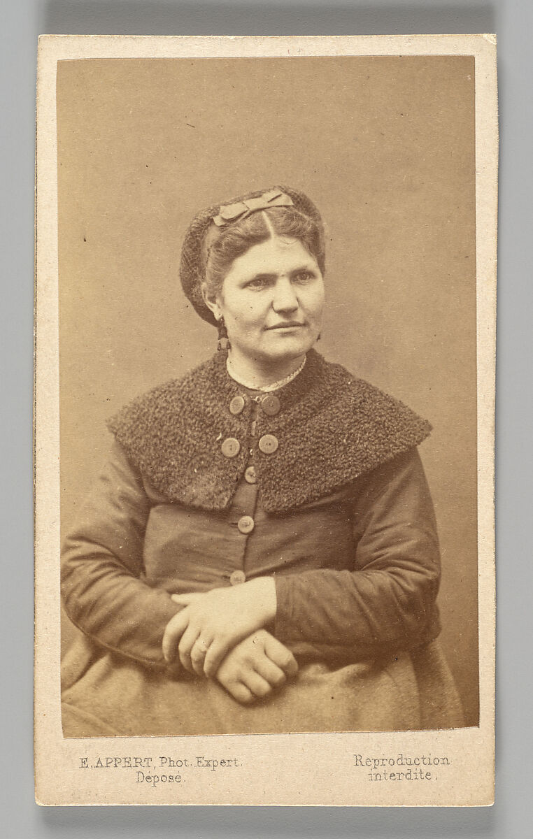 [Member of the Paris Commune: Marie Chérel, perpétuité, pillage et incendie], Ernest Eugène Appert  French, Albumen silver print