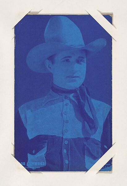 Bob Curwood from Western Stars or Scenes Exhibit Cards series (W412), Exhibit Supply Company, Commercial color photolithograph 