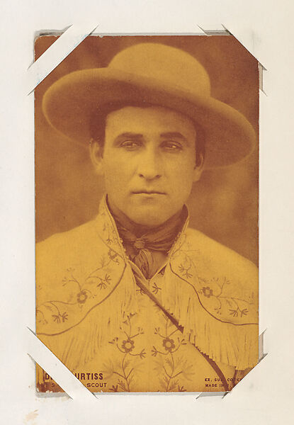 Dick Curtiss from Western Stars or Scenes Exhibit Cards series (W412), Exhibit Supply Company, Commercial color photolithograph 